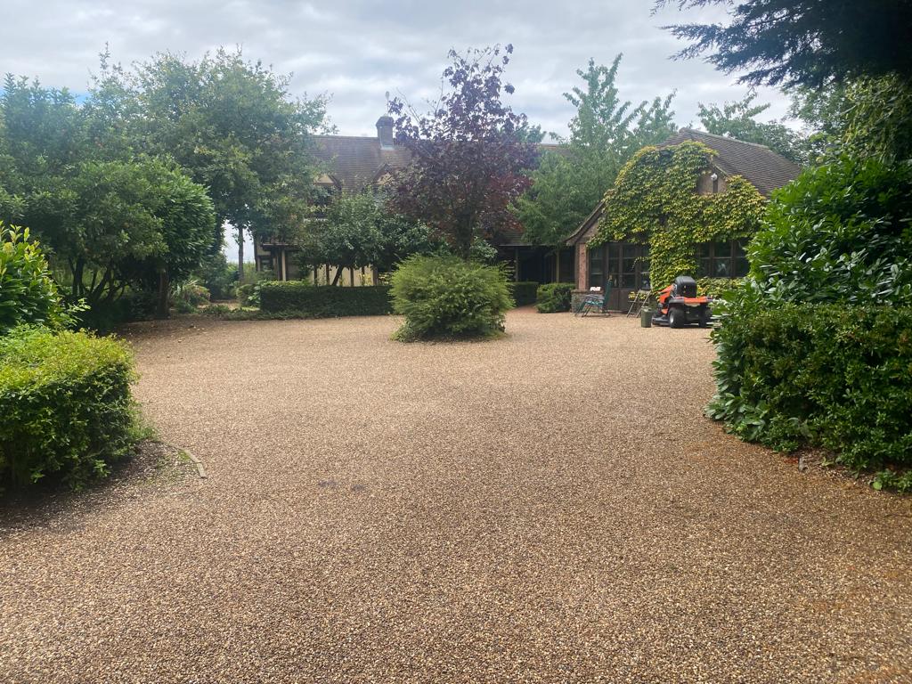 Surface-Dressed Farm Forecourt