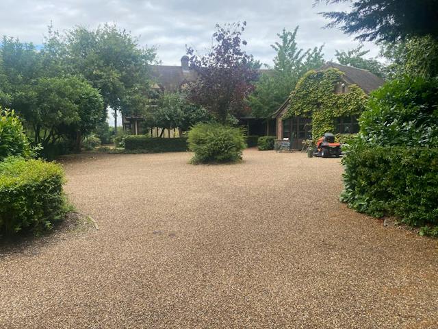 Surface-Dressed Farm Forecourt