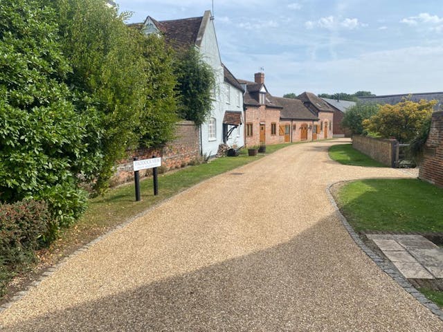 Surface-Dressed Farm Entrance and Roadway