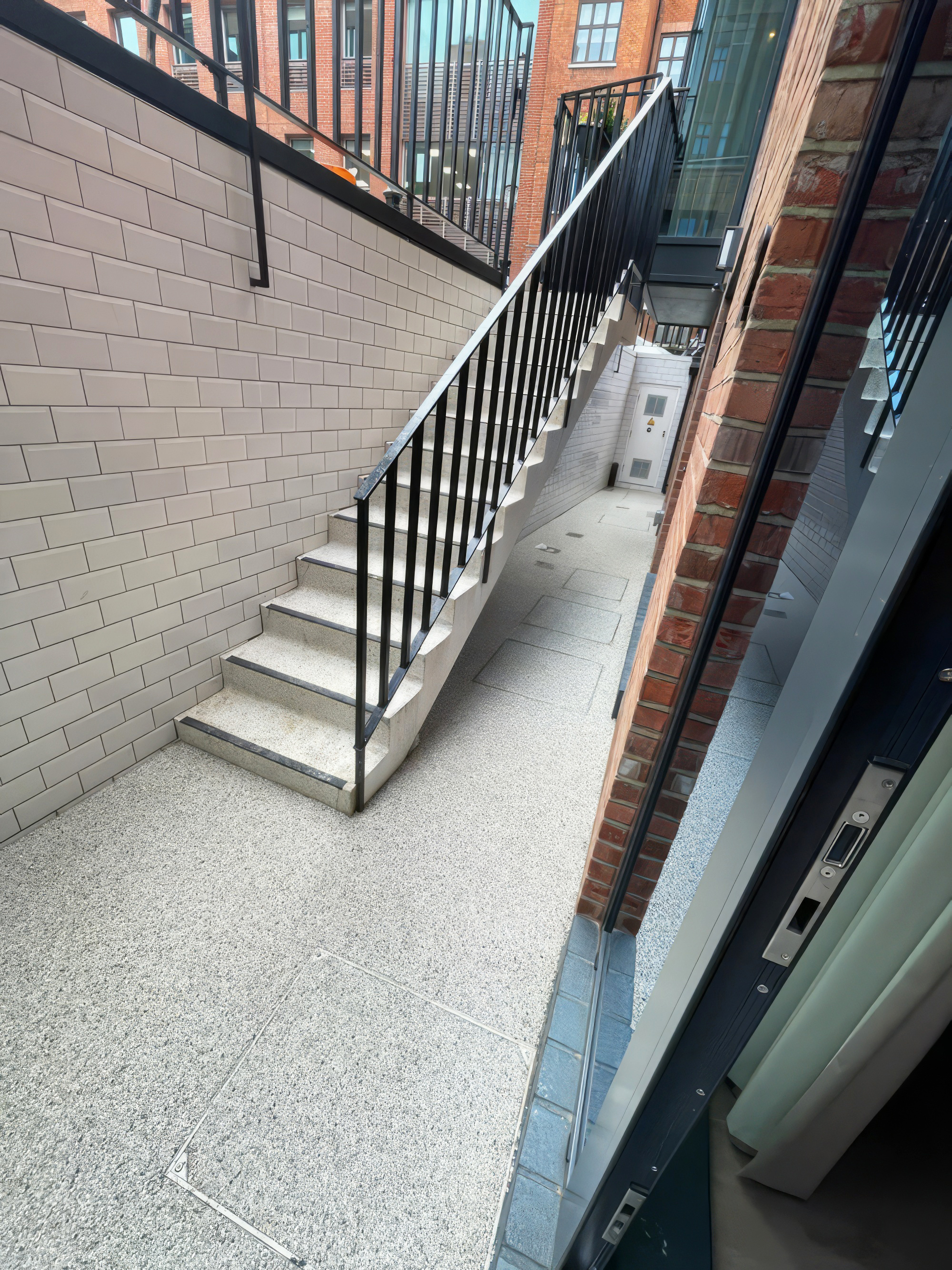 Resin Staircase with Anti-Skid