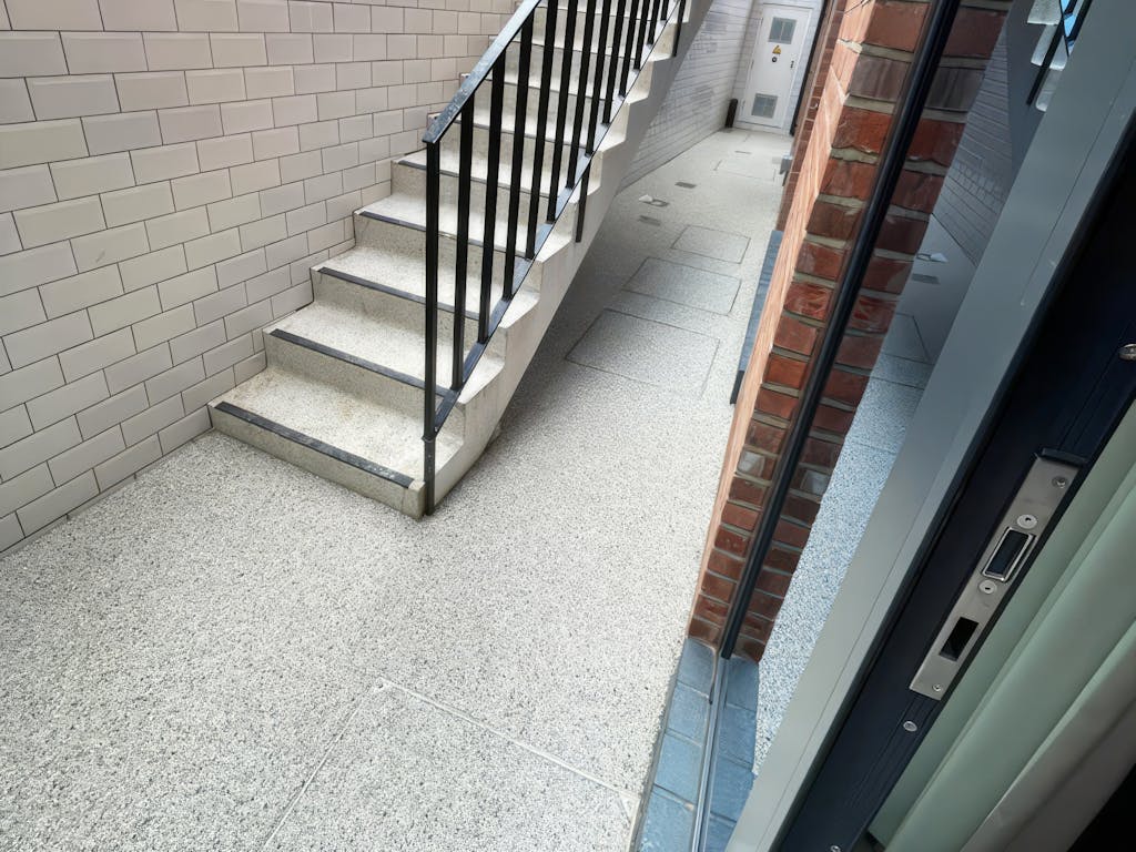 Resin Staircase with Anti-Skid