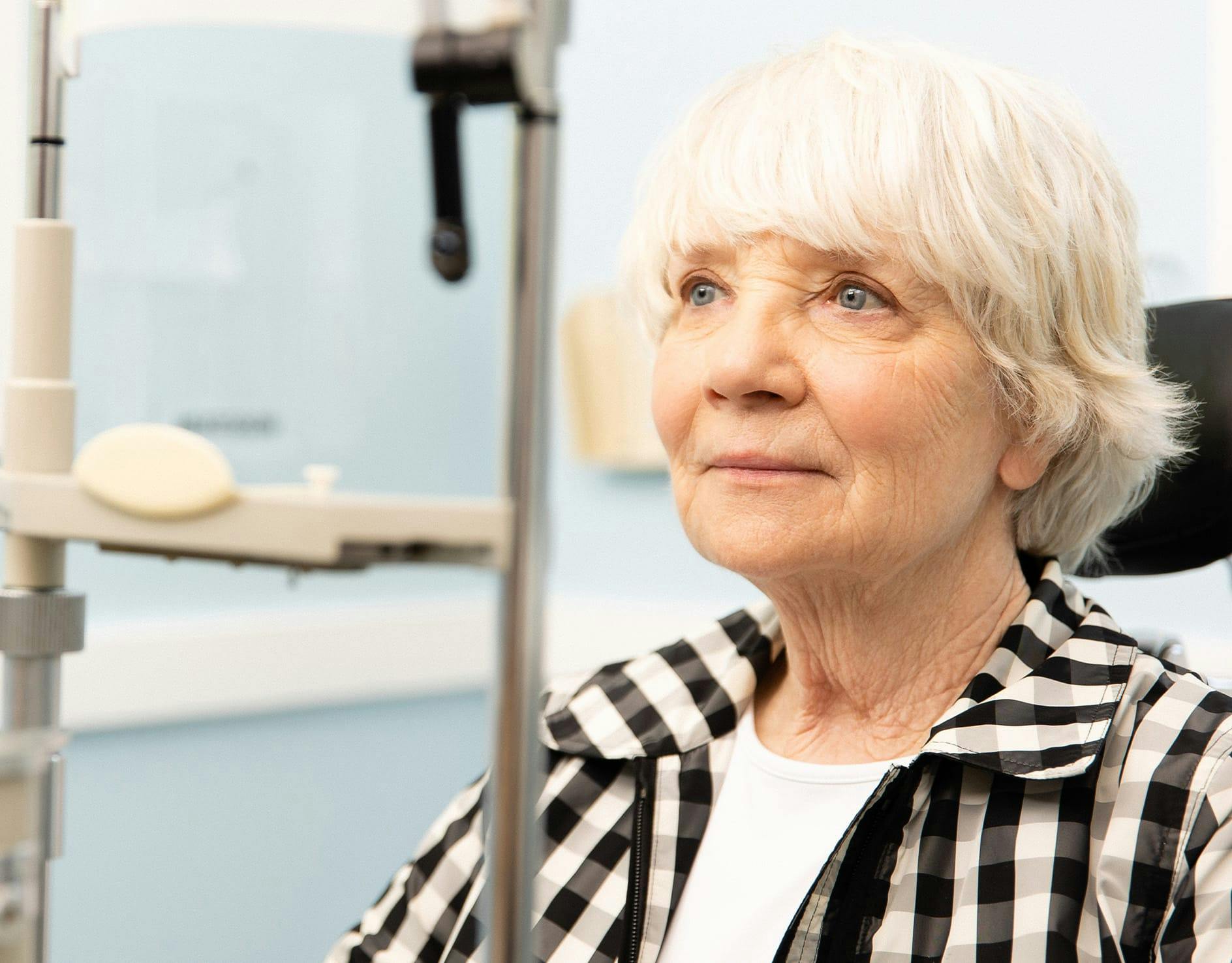 close up of a closed eye