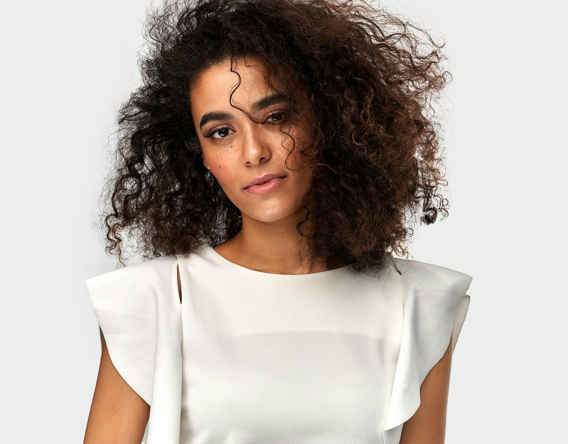 smiling patient receiving spa treatment