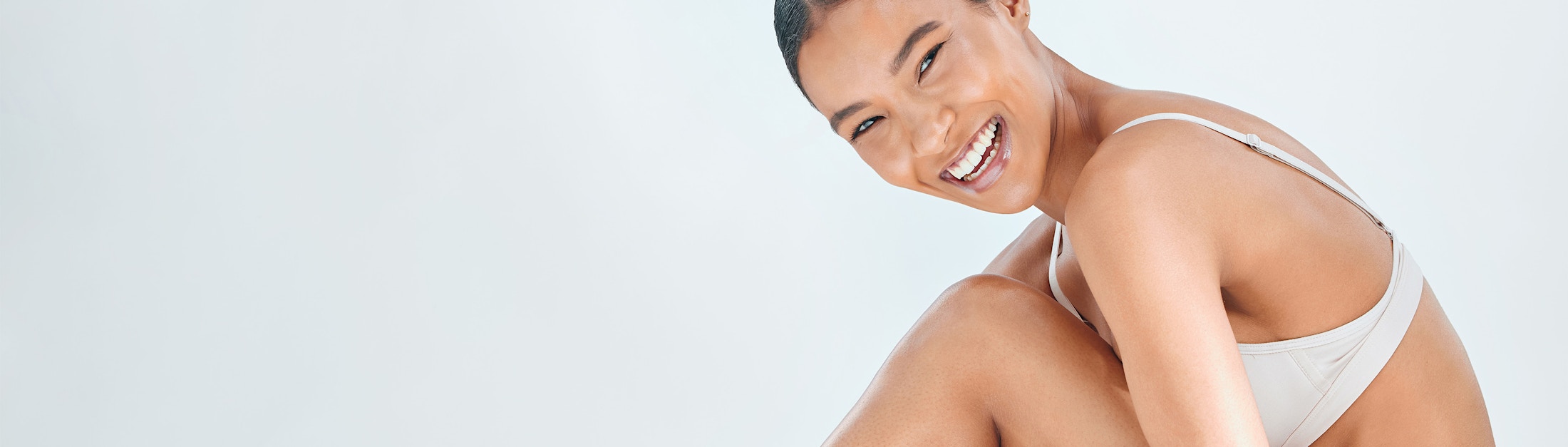 woman laughing