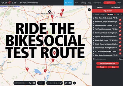 Ride the BikeSocial test route