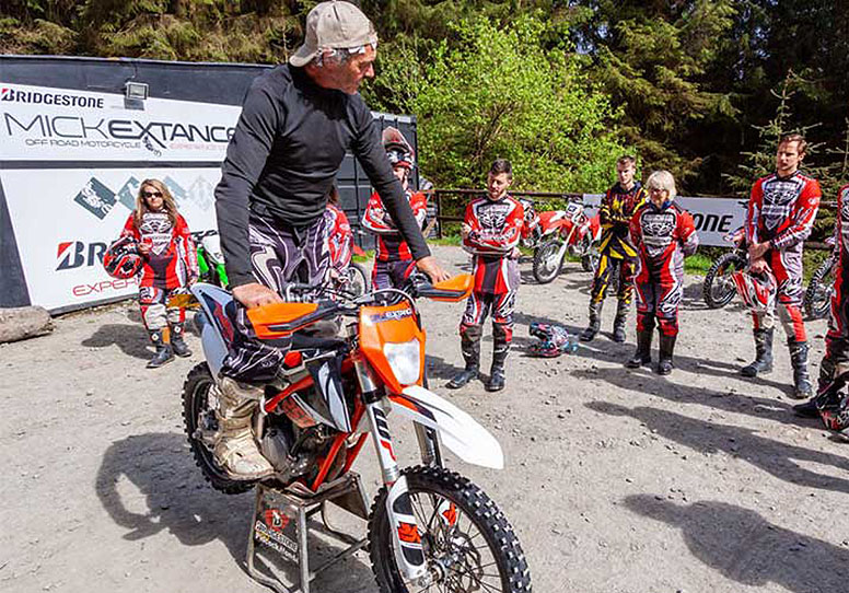 Save 20% on the Mick Extance off road motorcycle experience