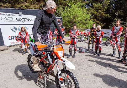 Save 20% on the Mick Extance off road motorcycle experience