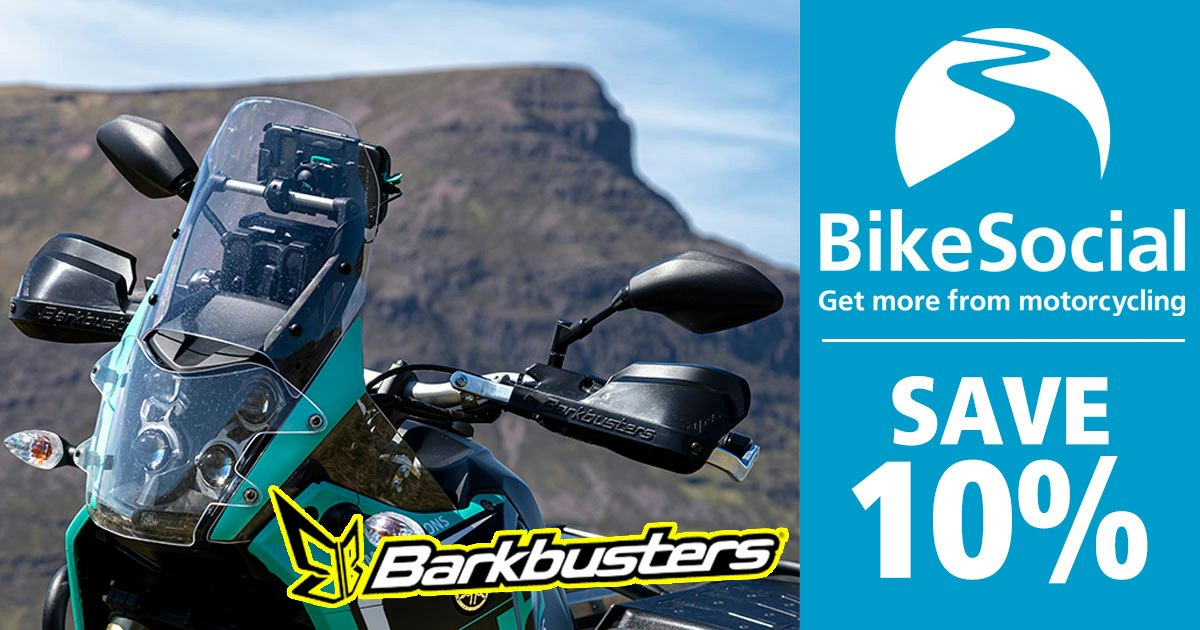 Save 10% on Barkbusters motorcycle handguards