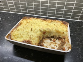 A dish of shepherd's pie