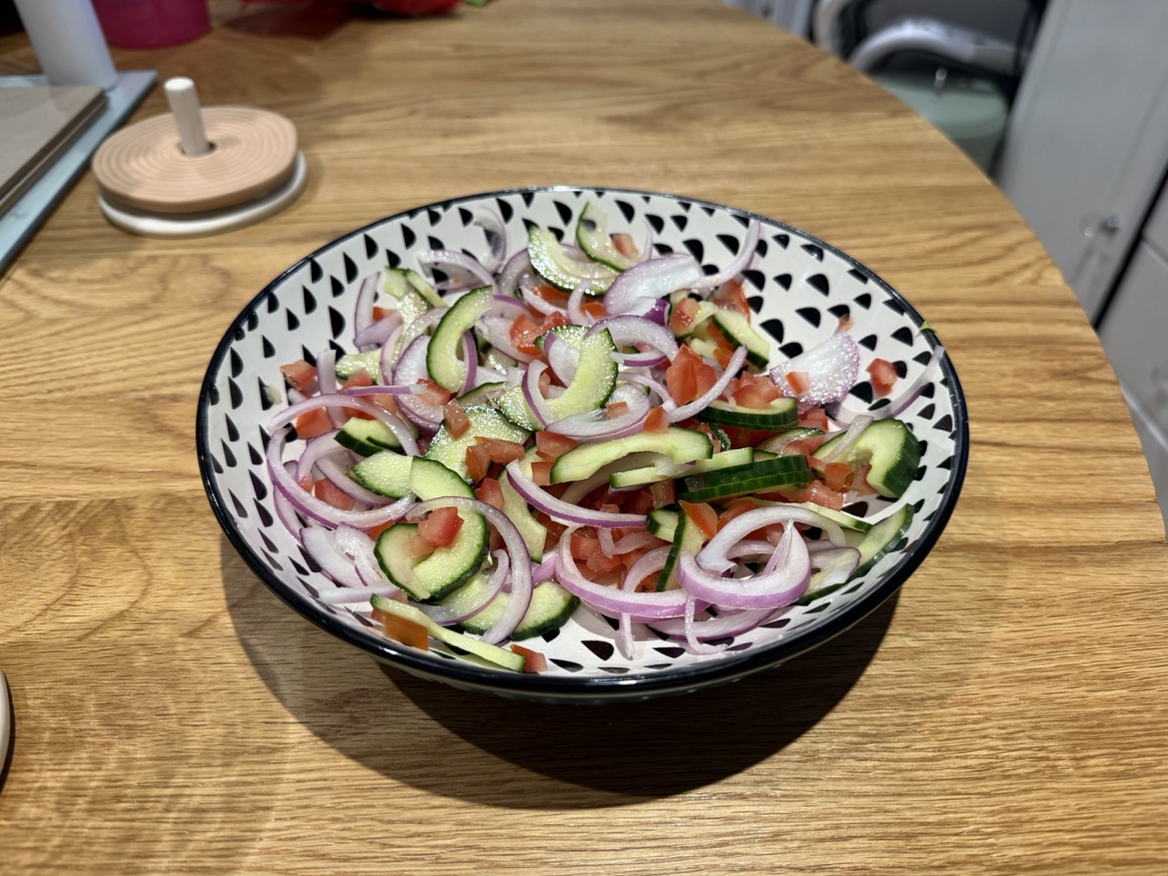 A bowl of Kachumber