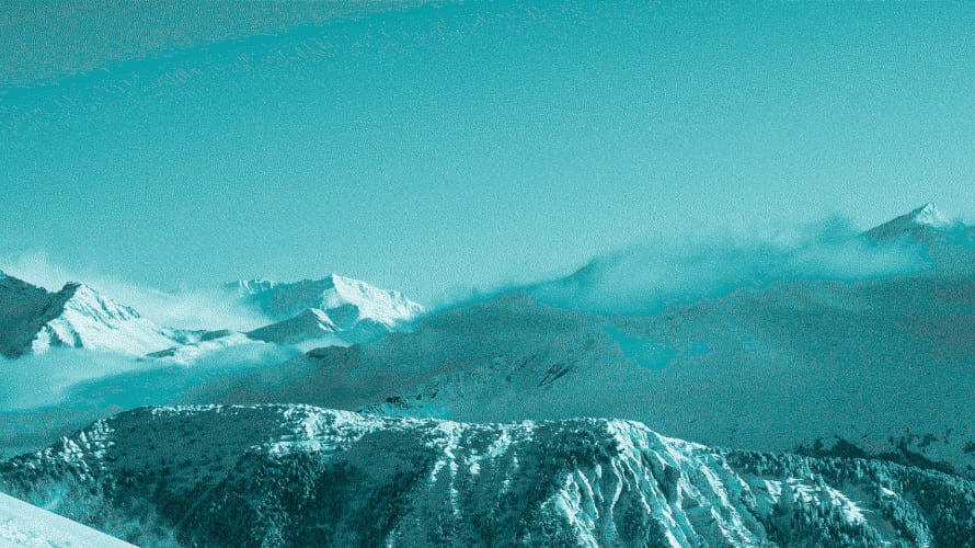 Les 3 Vallées en pistes bleues 