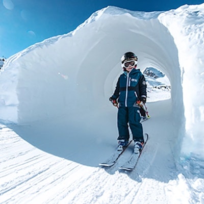 ski ludique facile courchevel