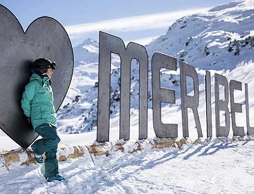 meribel spot photo lettrages geants