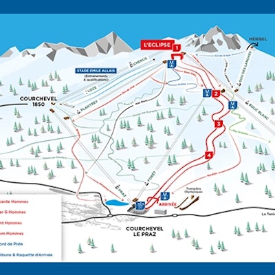 piste eclipse championnats du monde ski alpin 2023