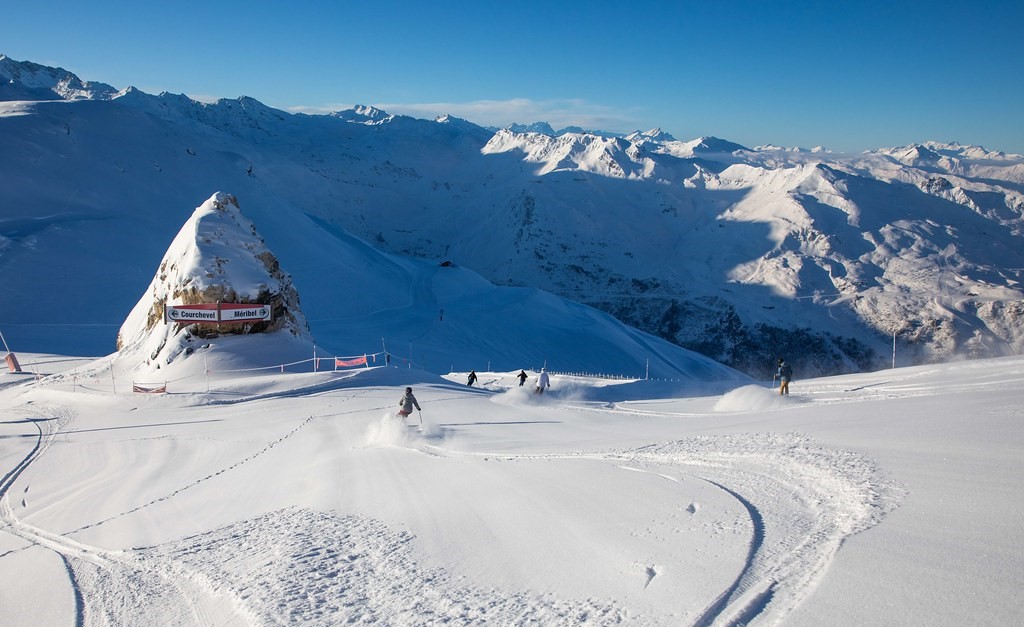 Méribel en décembre 
