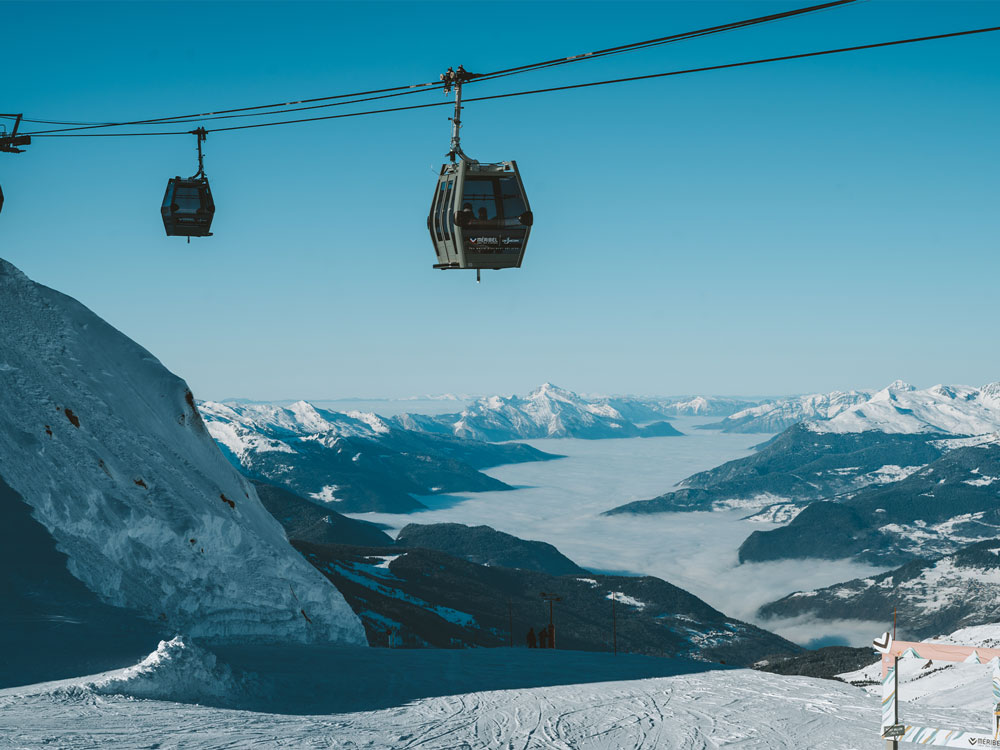 Le ski de printemps à Méribel 