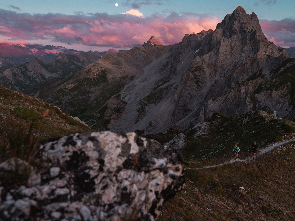 Coucher de soleil dans les 3 Vallées
