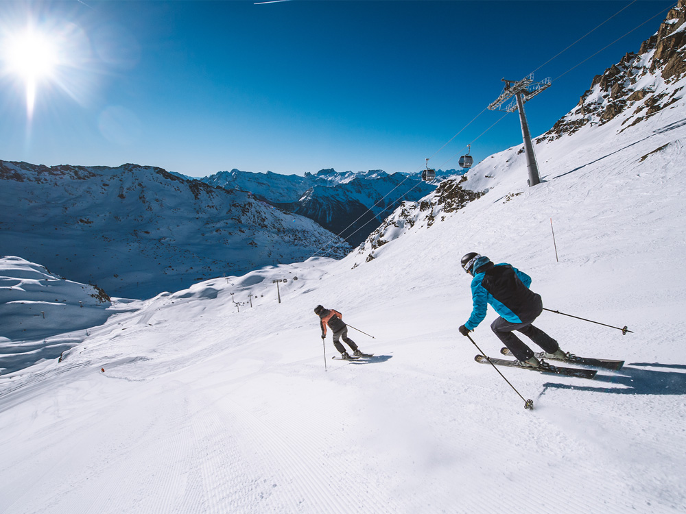 Piste Combe de Rosael à Orelle dans Les 3 Vallées