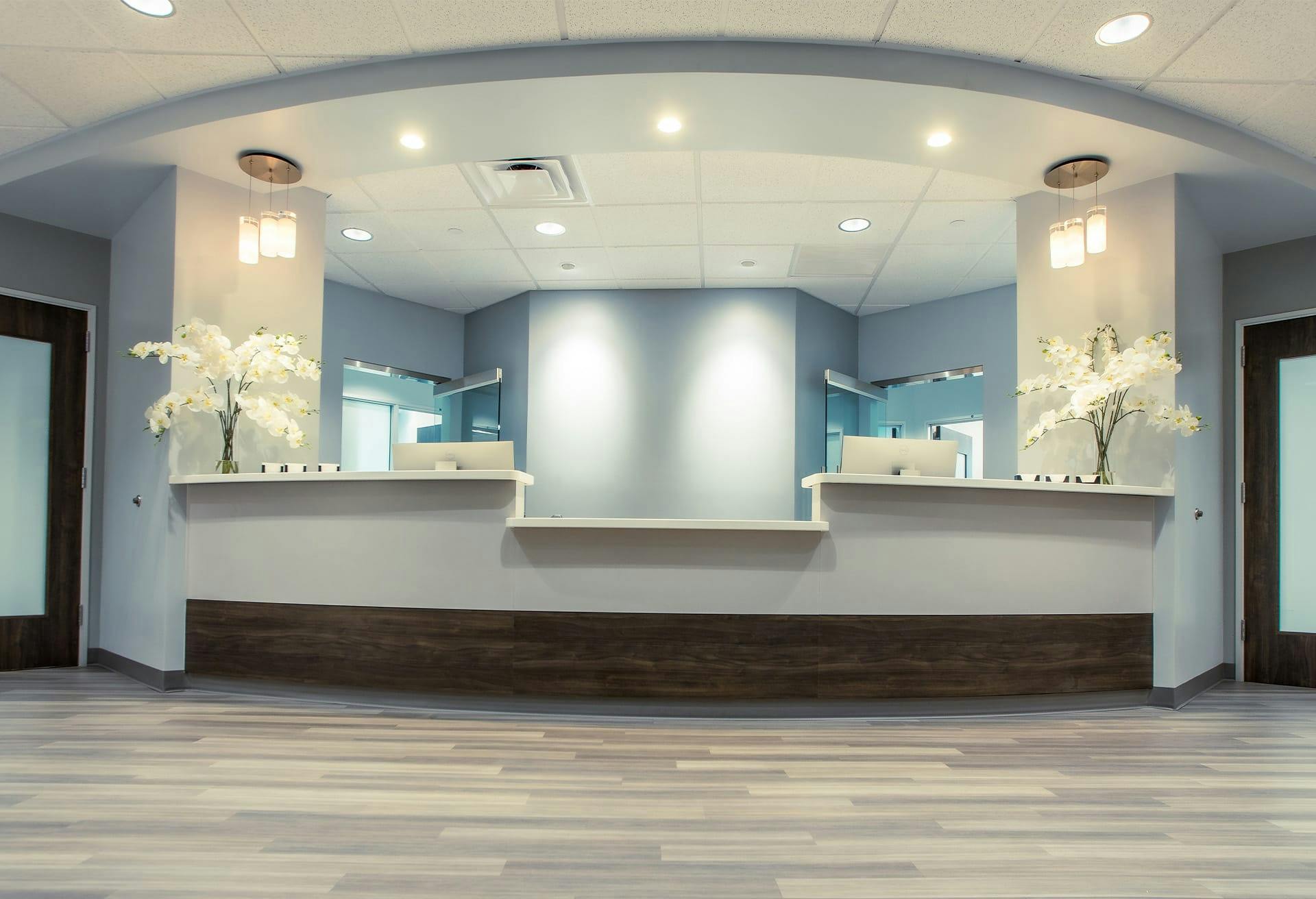 Reception desk