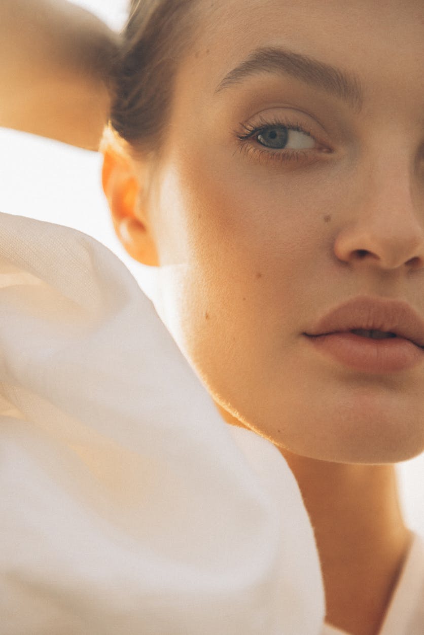 Close-up of a woman's face