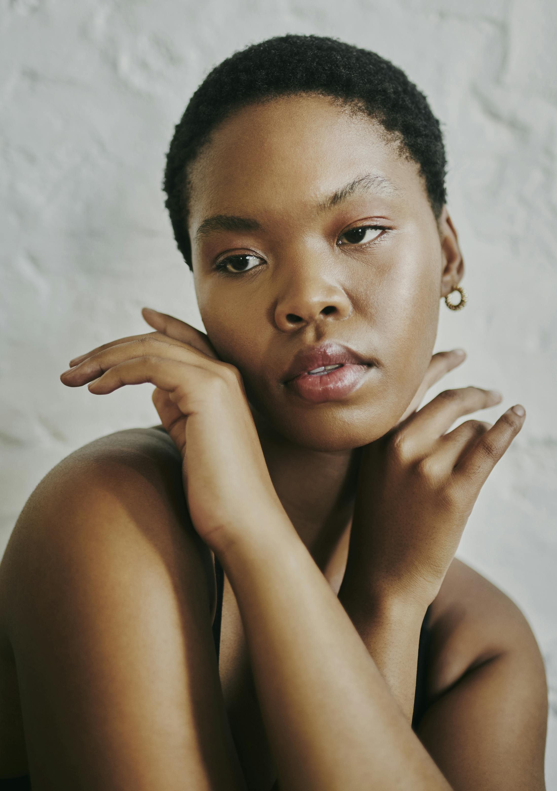 Woman with smooth clean skin.