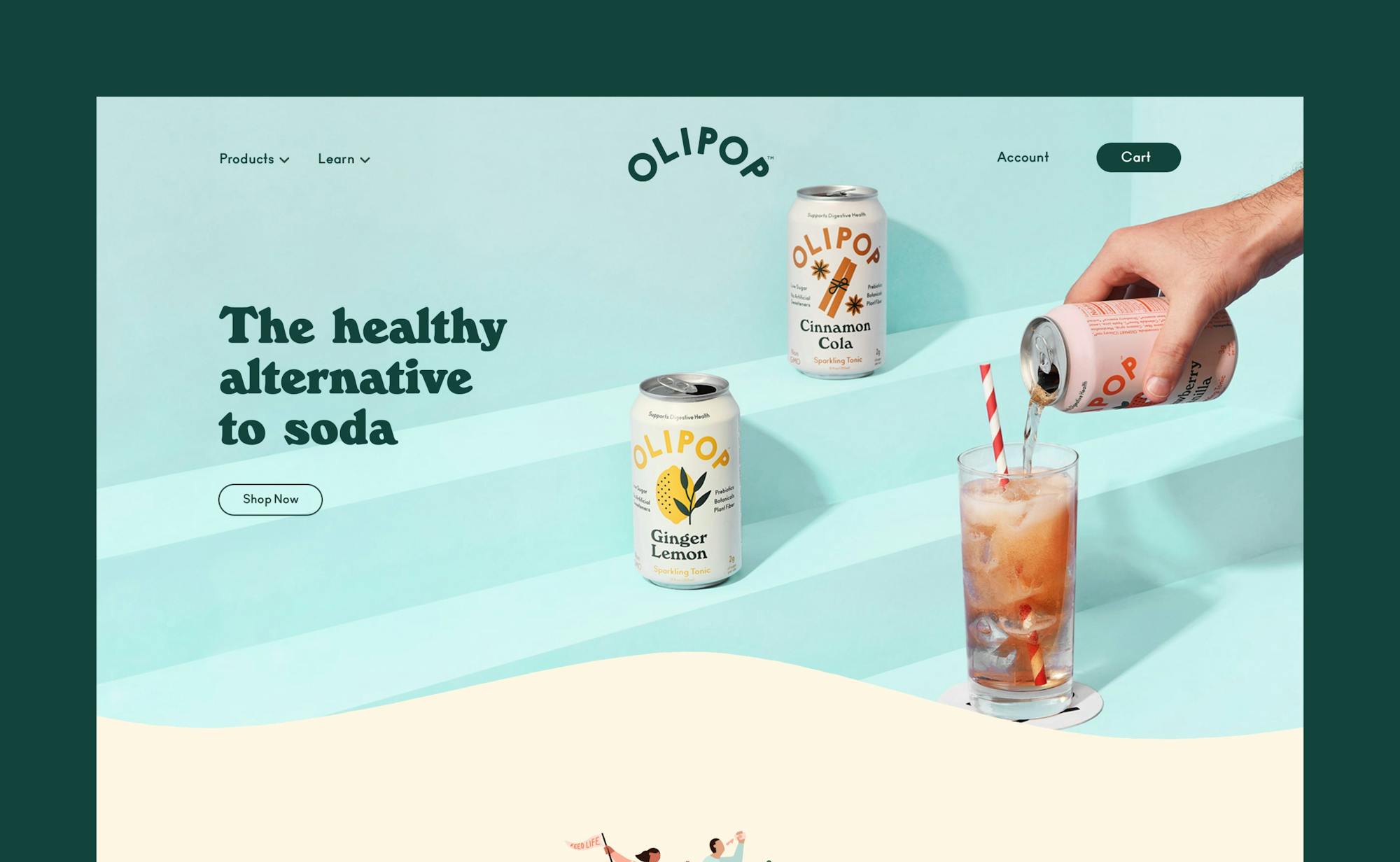 Better Off Olipop content creation agency