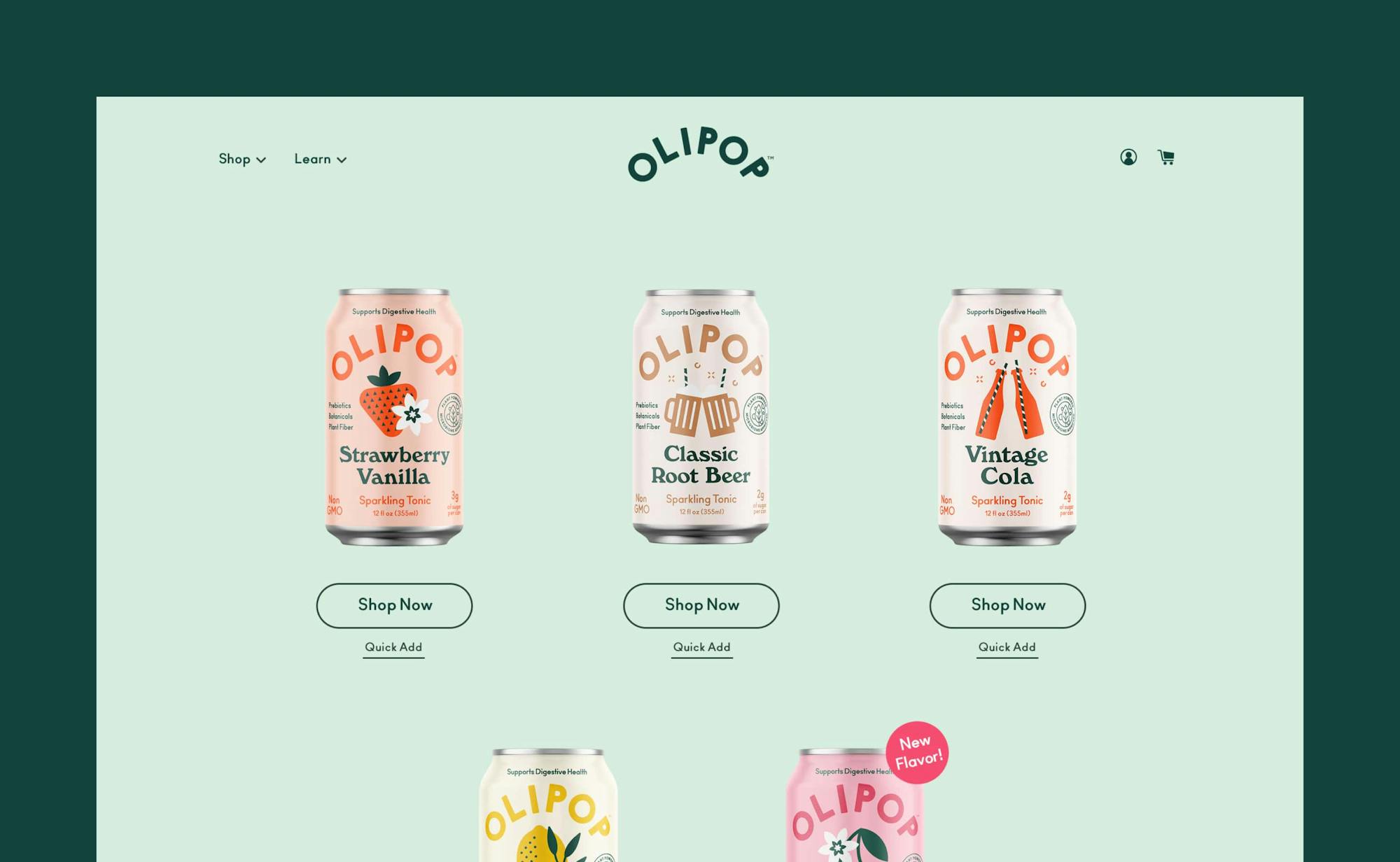 Better Off Olipop content creation agency