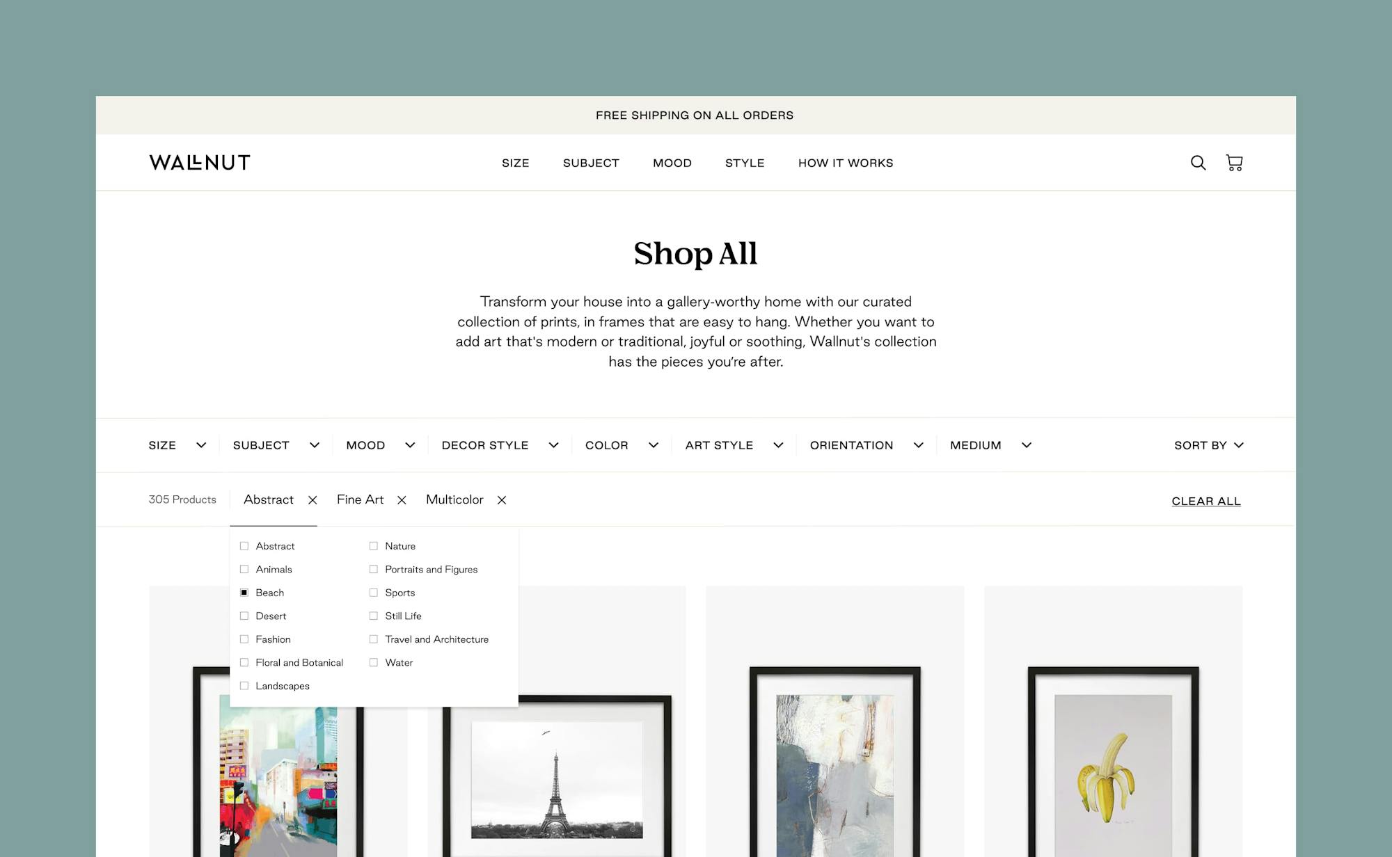 Better Off WALLNUT Shop All ui ux design agency