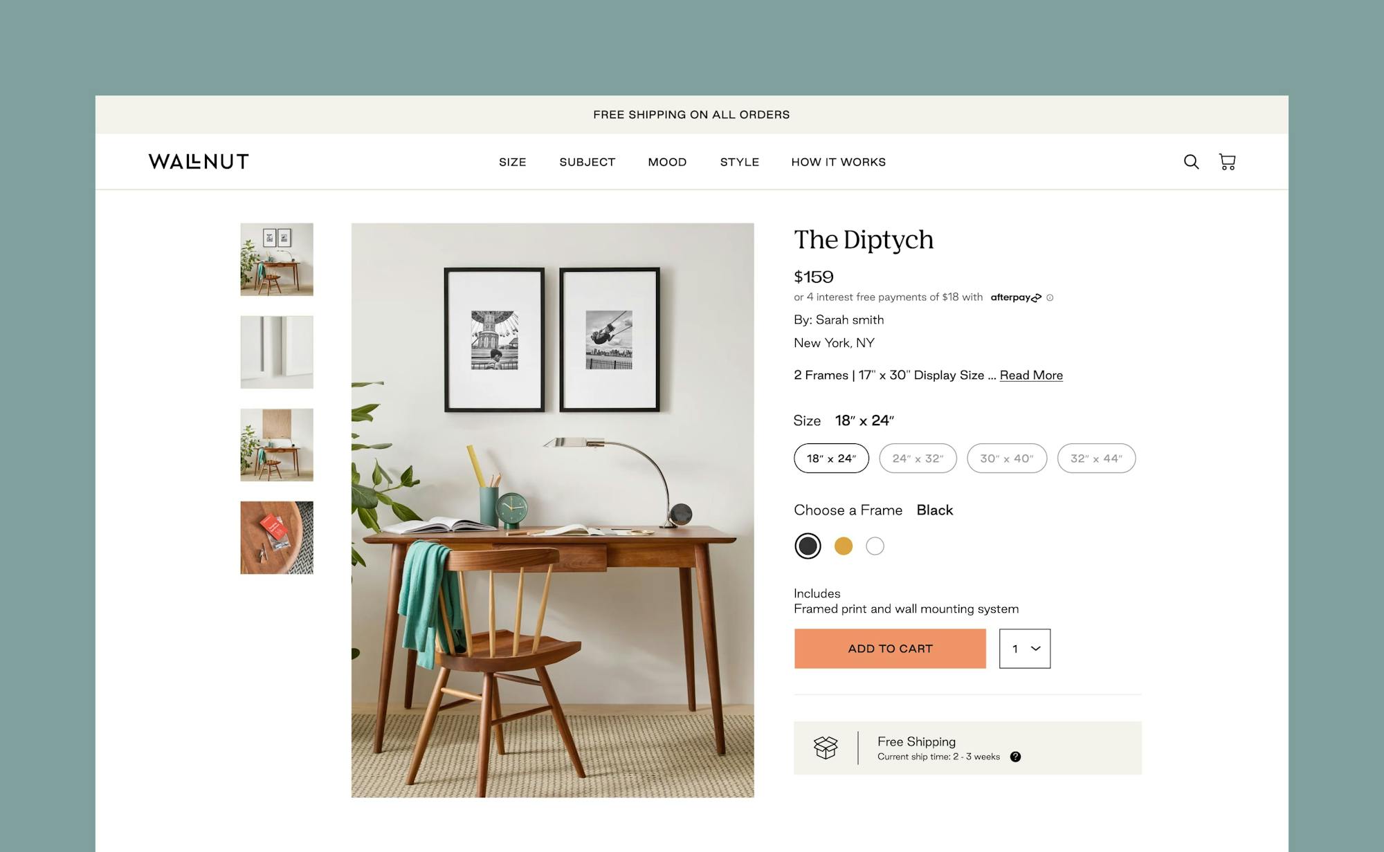 Better Off WALLNUT Product ui/ux agency