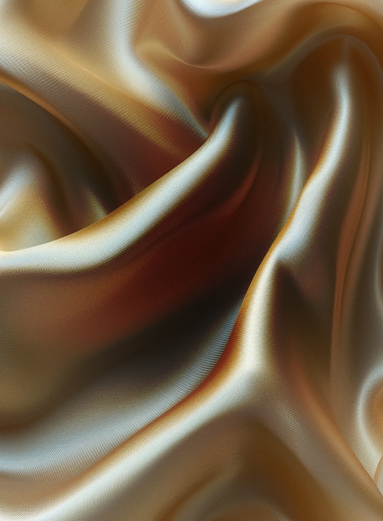 goudkleurige zijde
