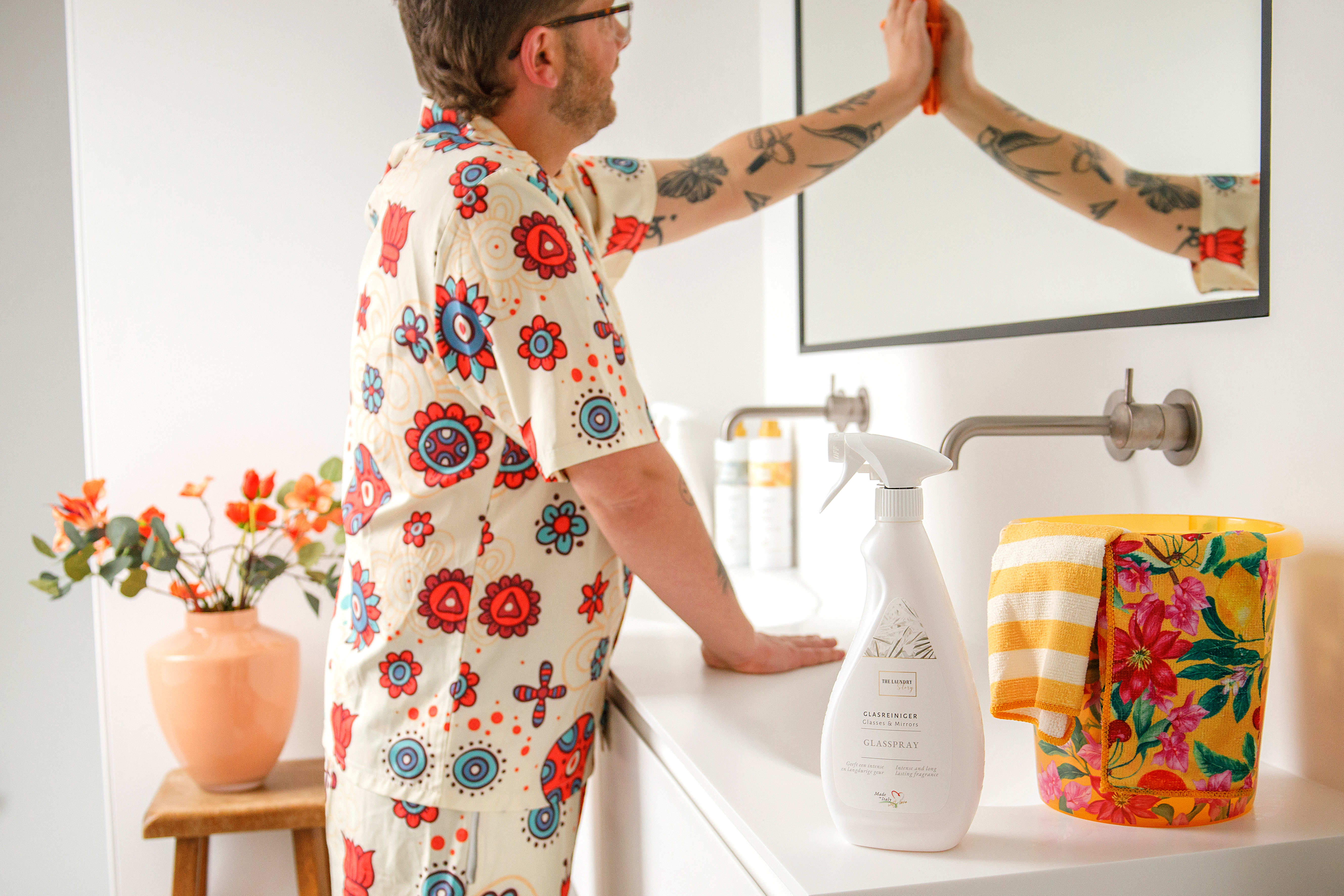 Glasspray, spiegel schoonmaken zonder strepen