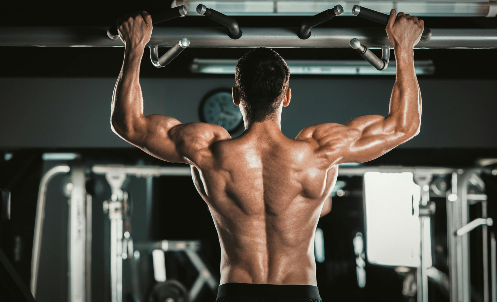 man doing pull-up