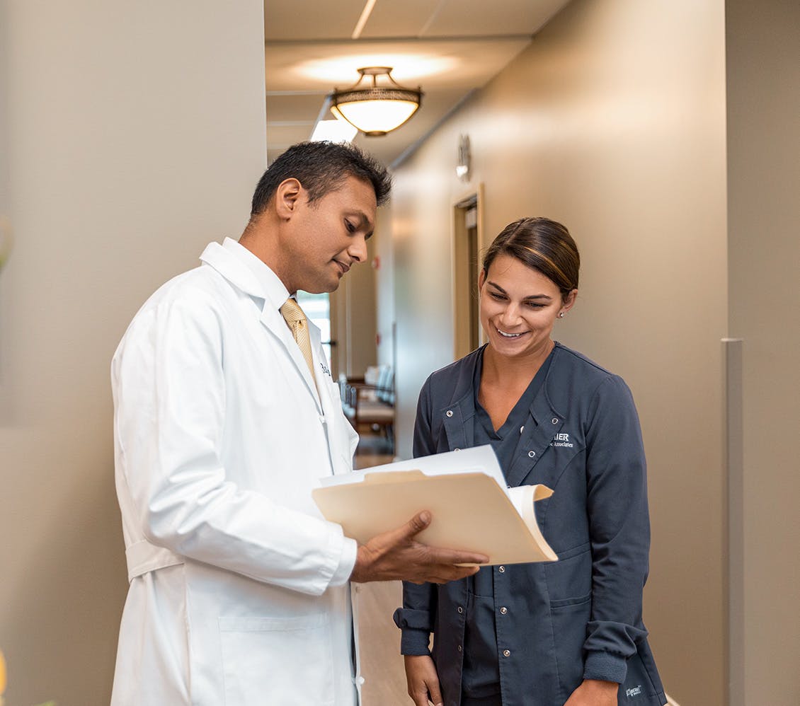 meeting with patient