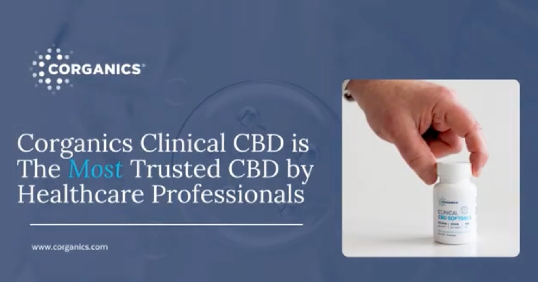 Corganics Clinical CBD graphic