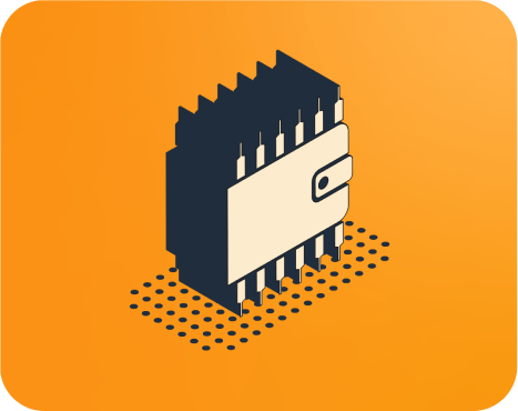 Visual Graphic for Crypto wallet