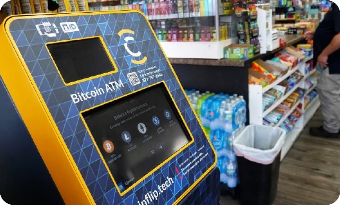 CoinFlip ATM at a convenience store