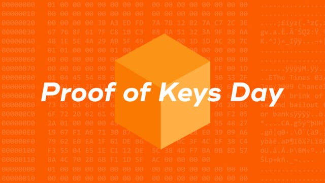 Crypto History: Proof of Keys Day