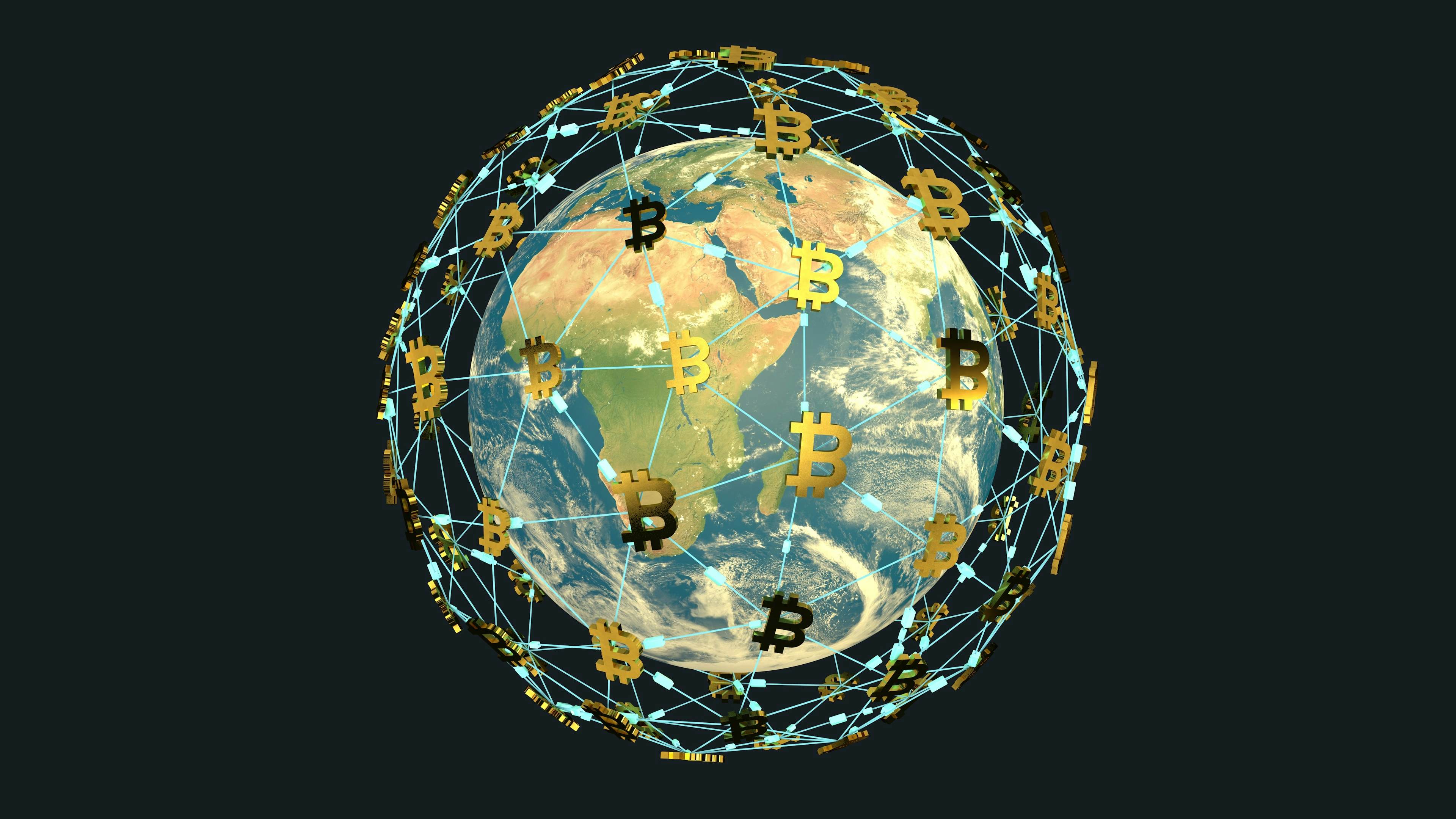 Bitcoin can be sent all across the world