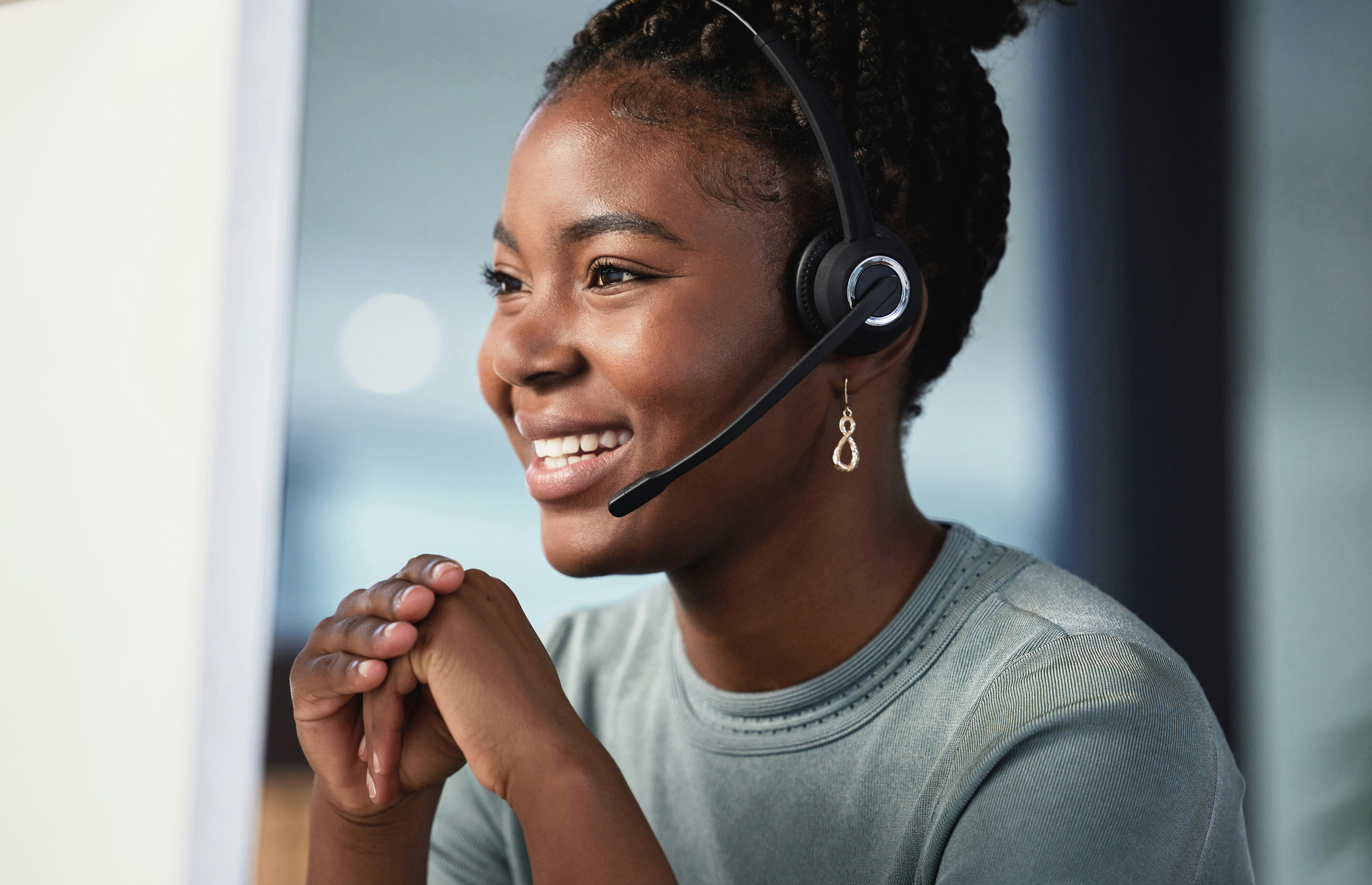 Customer support on phone