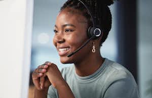 Customer support on phone