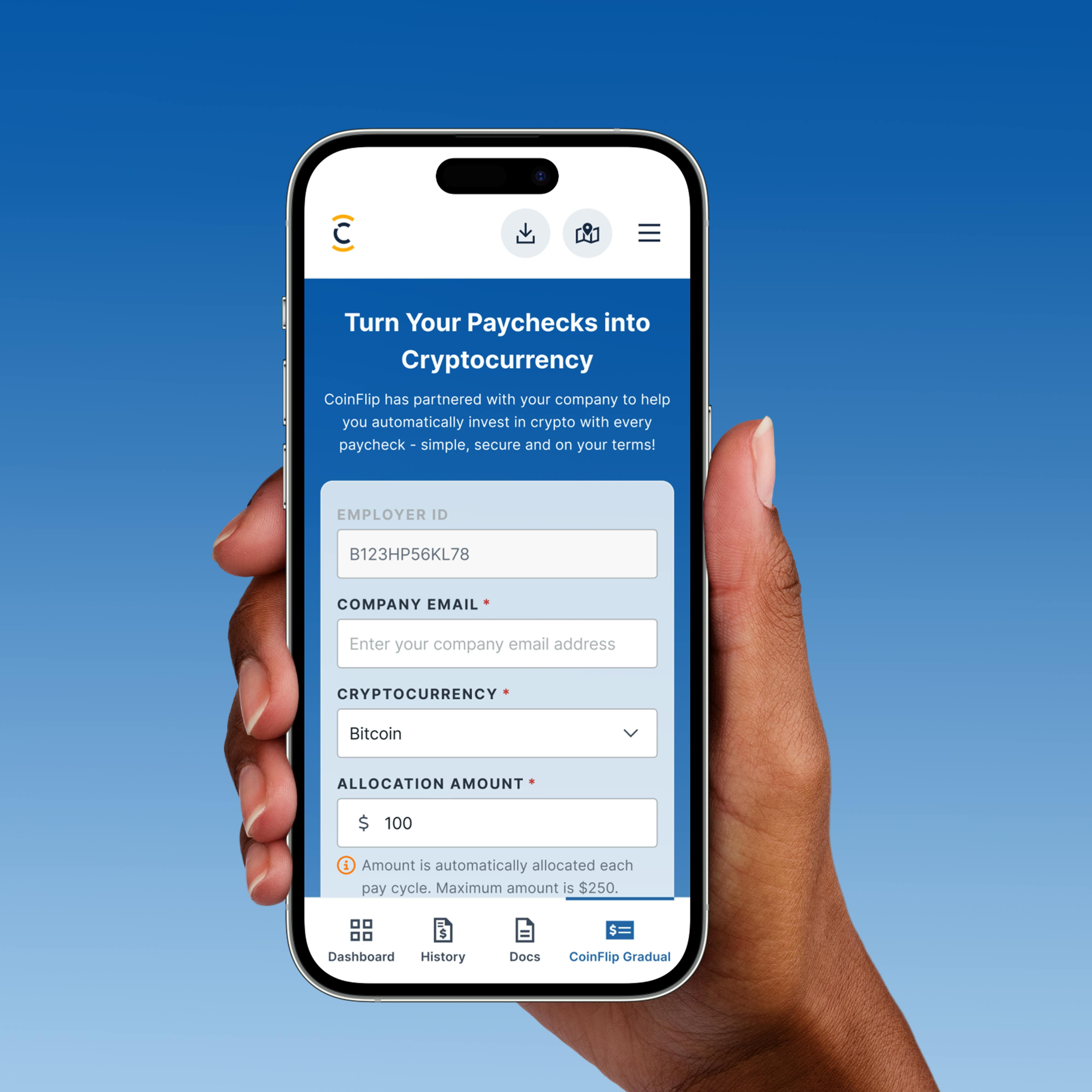 coinflip-gradual phone