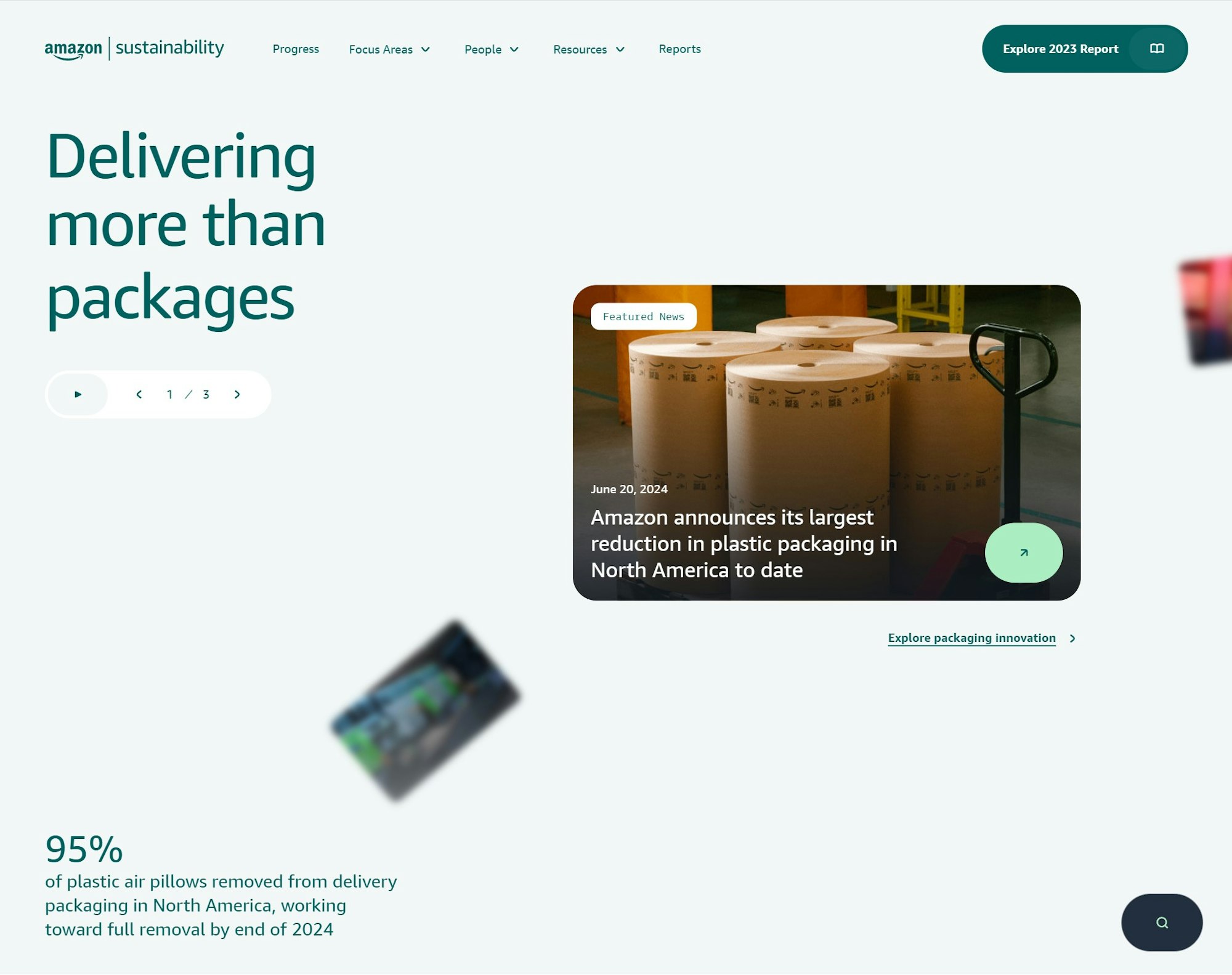Amazon Environmental Amazon Sustainability | Work | Mattias Hedman