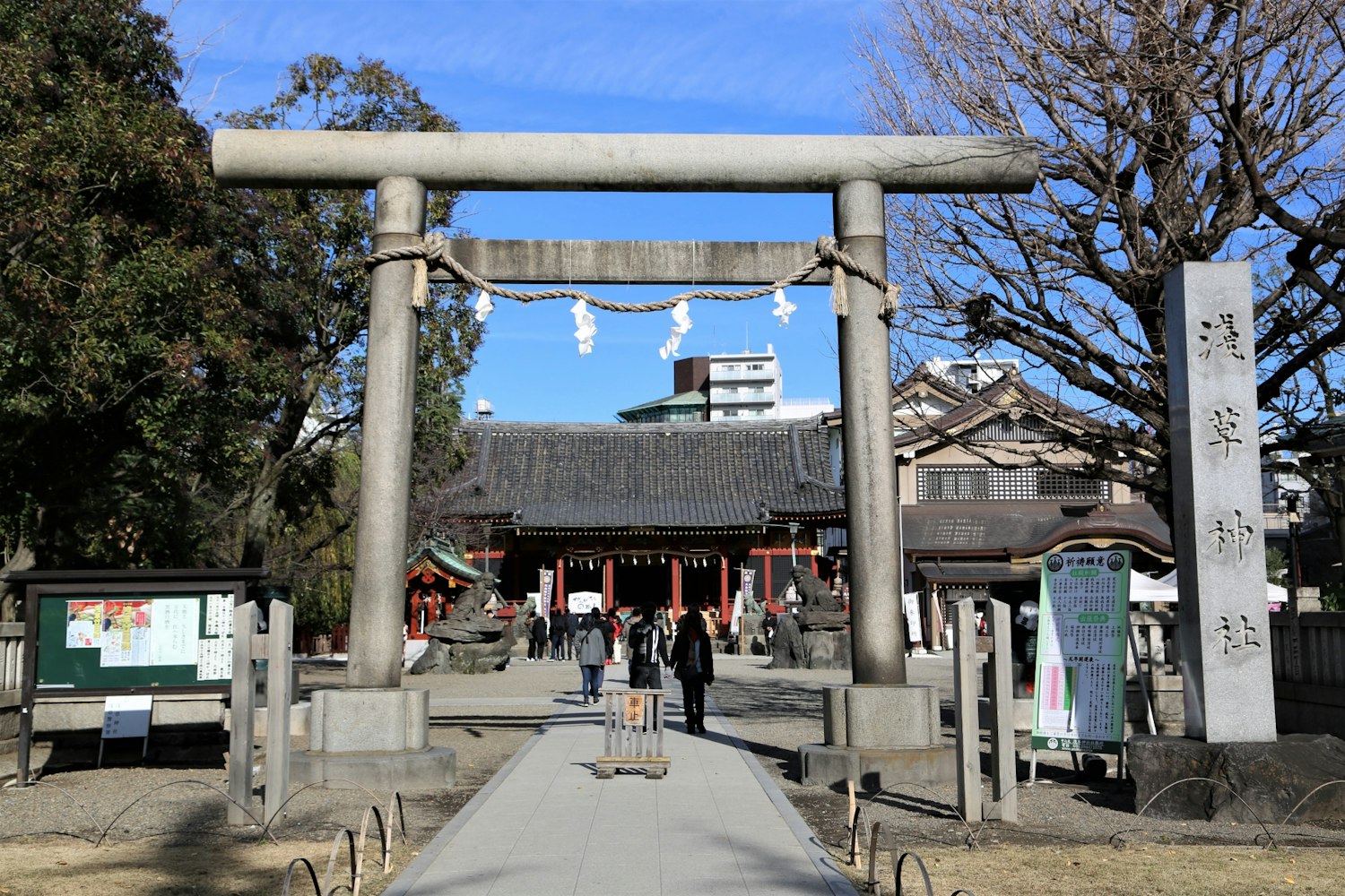 由緒ある神社へお参り｜浅草神社
