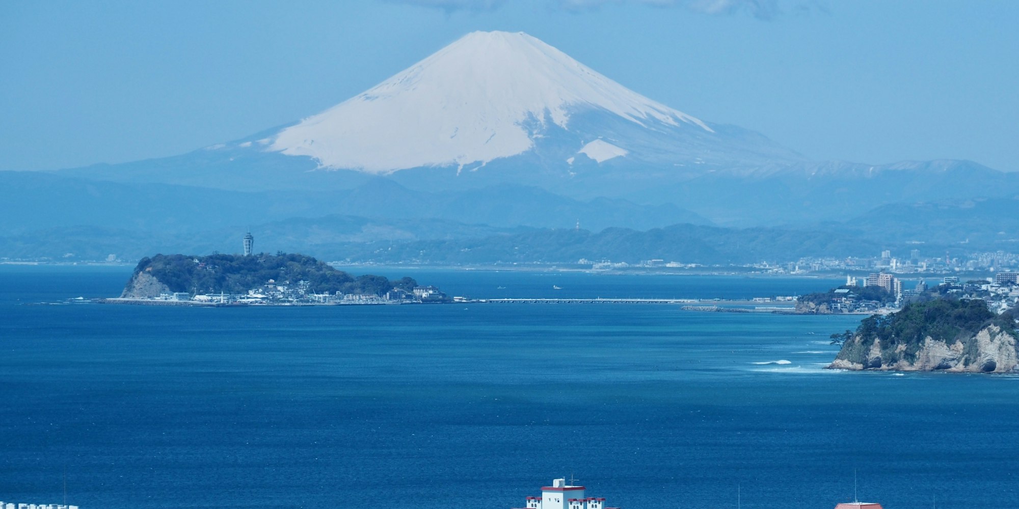 鎌倉から少し離れて…逗子全体を一望|披露山公園