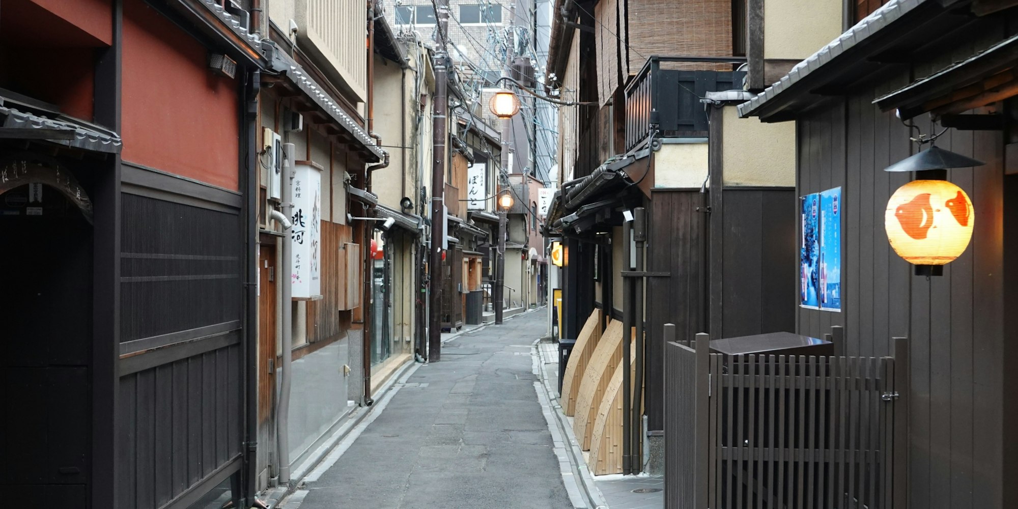 舞妓さんが歩く道|先斗町(ぽんとちょう)