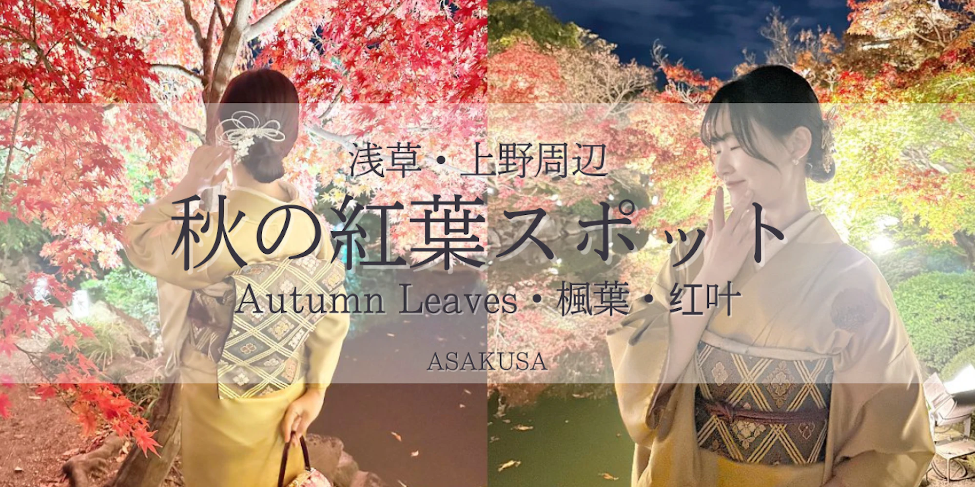 【2025年秋】浅草・上野周辺を着物で楽しもう|紅葉×着物レンタル wargo