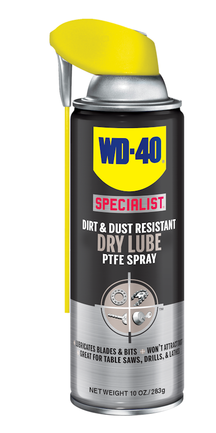 Dry Lube Ptfe Spray Wd 40 Dirt Dust Resistant Dry Lube Wd 40