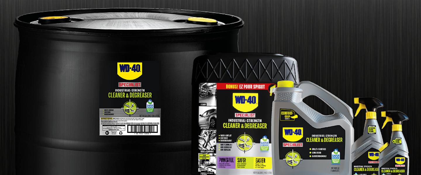 New: WD-40 Specialist Non-Aerosol Cleaners & Degreasers