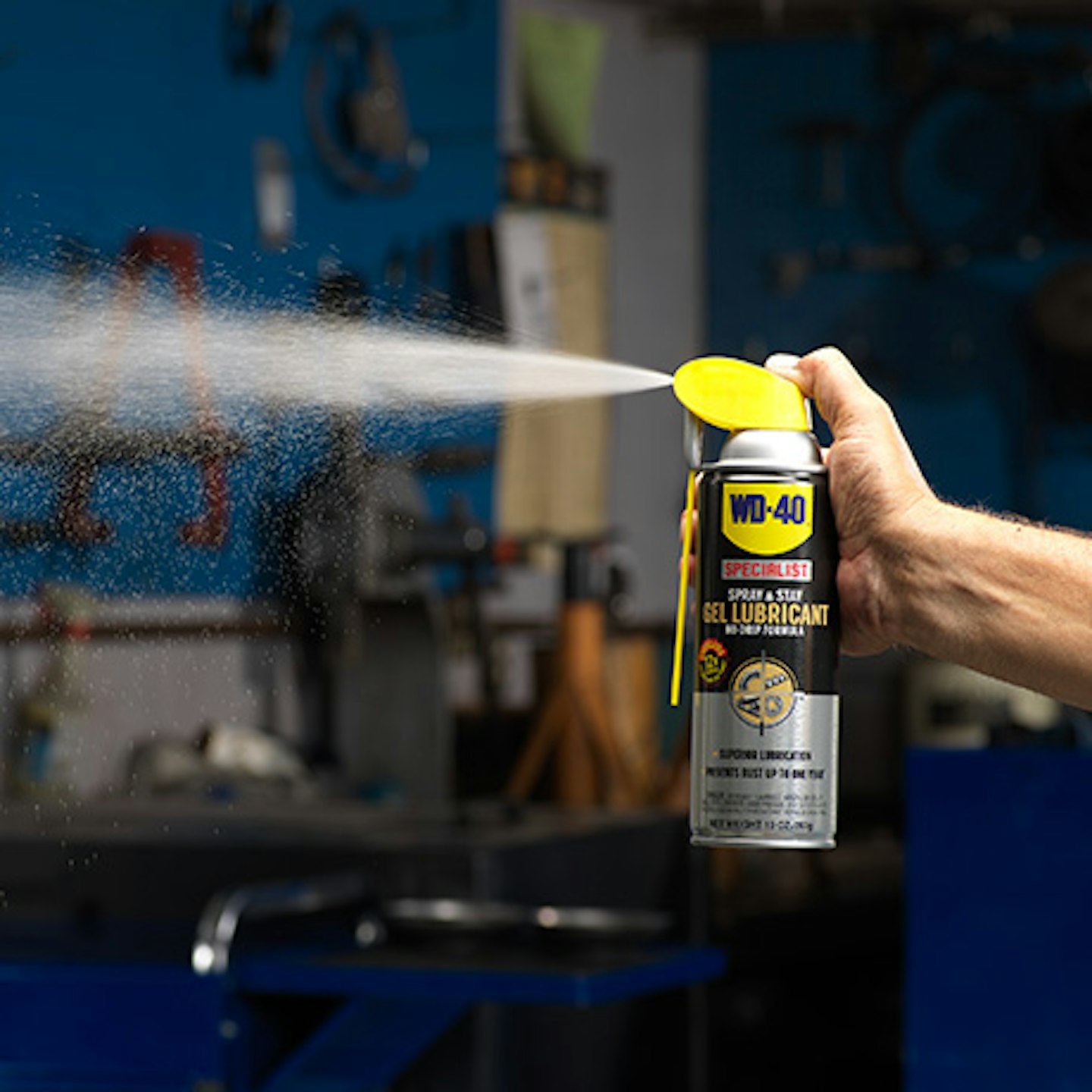 New WD-40® Specialist® Spray & Stay Gel Lubricant