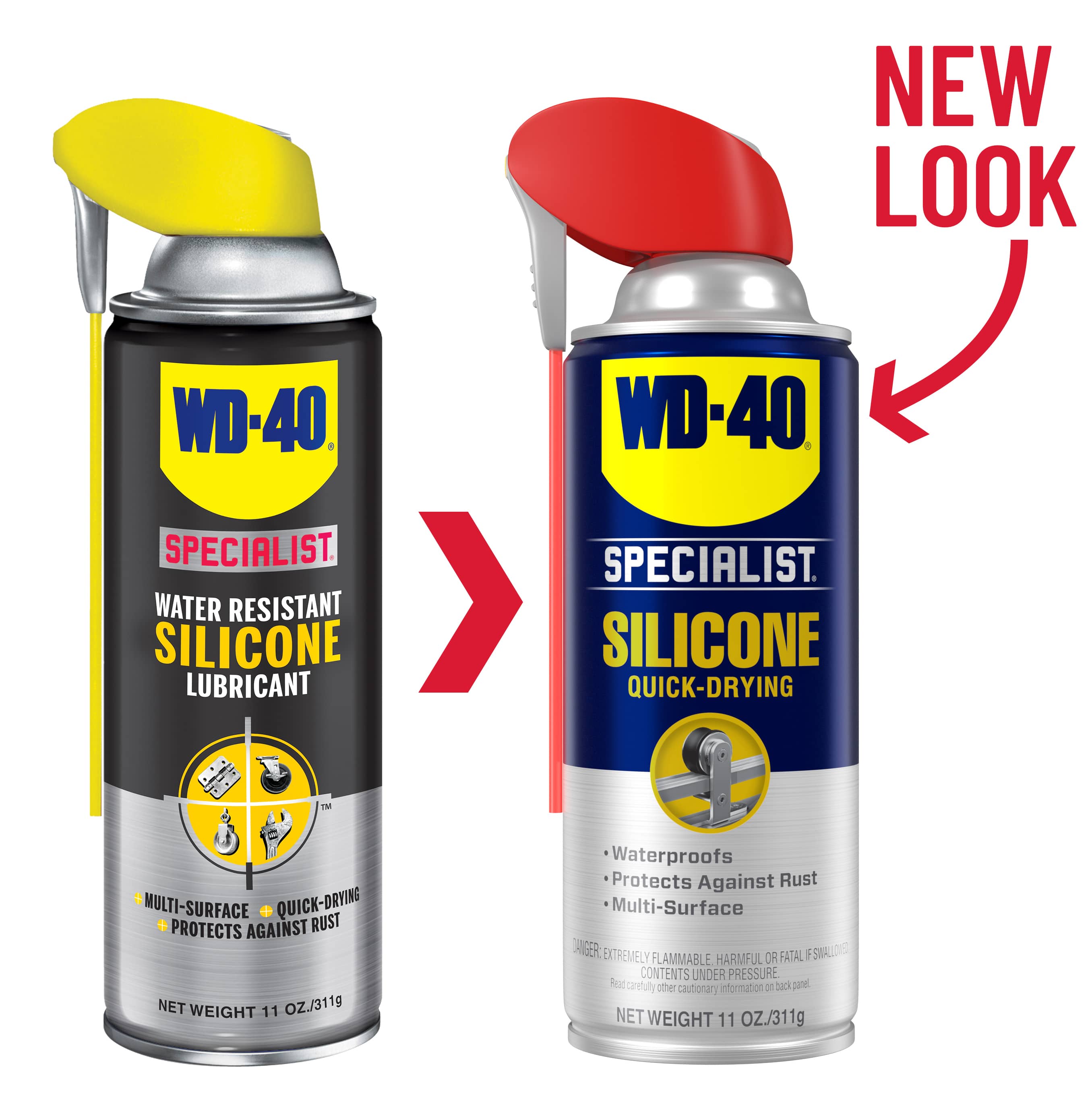 Silicone Lubricant Spray WD-40 Water Resistant Silicone